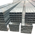 Galvanized steel c Profiles price list, cold formed galvanized steel channel steel profile